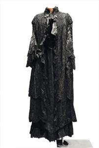 Vestido con abrigo de fiesta